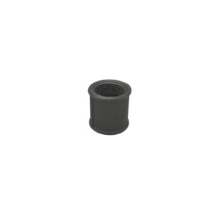 Sort muffe 3/4"
