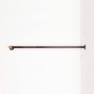 Bøjlestang LIAM Sort med Messing | Vandrør på Specialmål